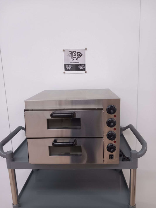 Twin Deck Commercial Pizza Oven | Now Only £349.99!! | Free UK Delivery image 1