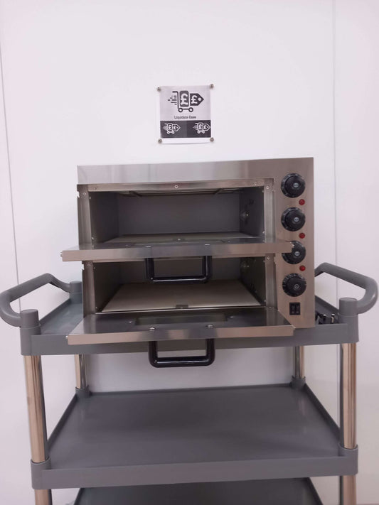 Twin Deck Commercial Pizza Oven | Now Only £349.99!! | Free UK Delivery image 0